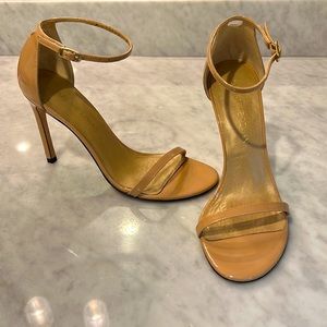 Stuart Weitzman NUDISTSONG Nude Patent Heels, Size 8 M, only worn ONCE!
